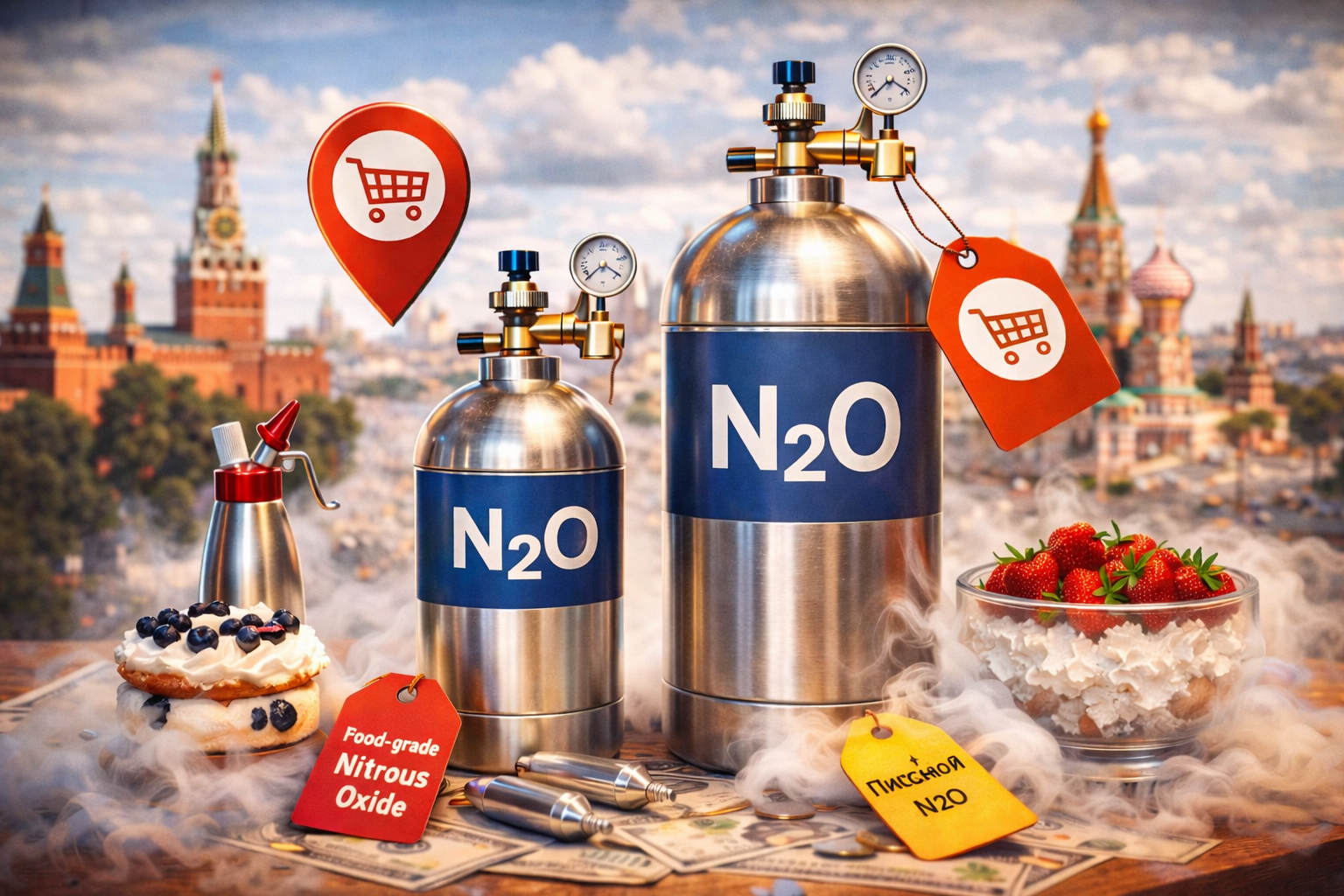 Пищевой азот: применение и где купить в Москве