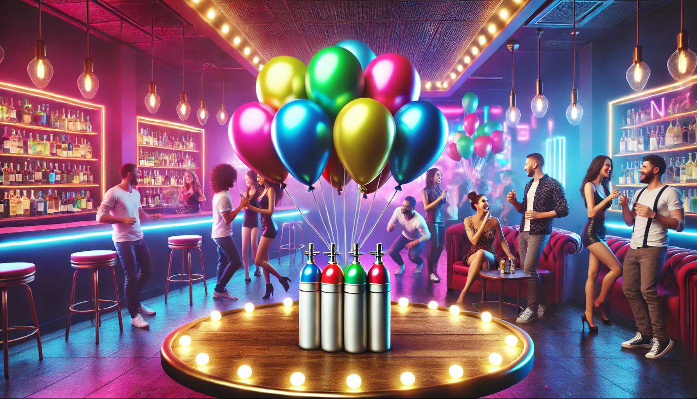 Шарики с закисью азота в клубах